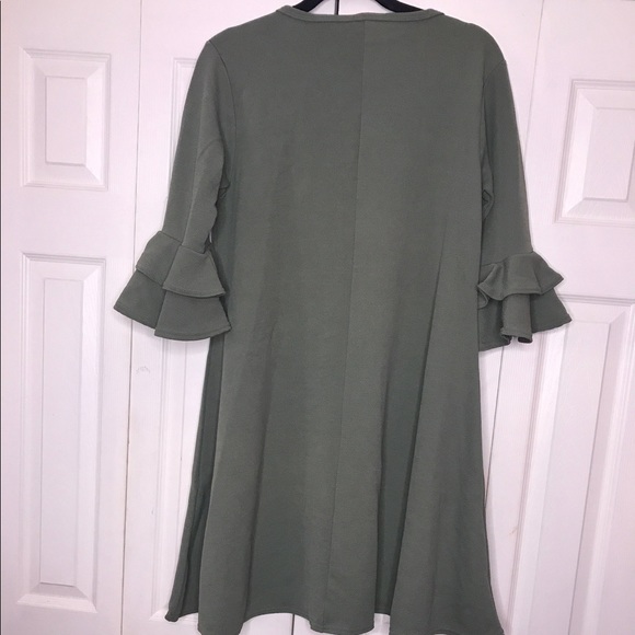 NWT Olive Green Boohoo dress - Picture 6 of 8
